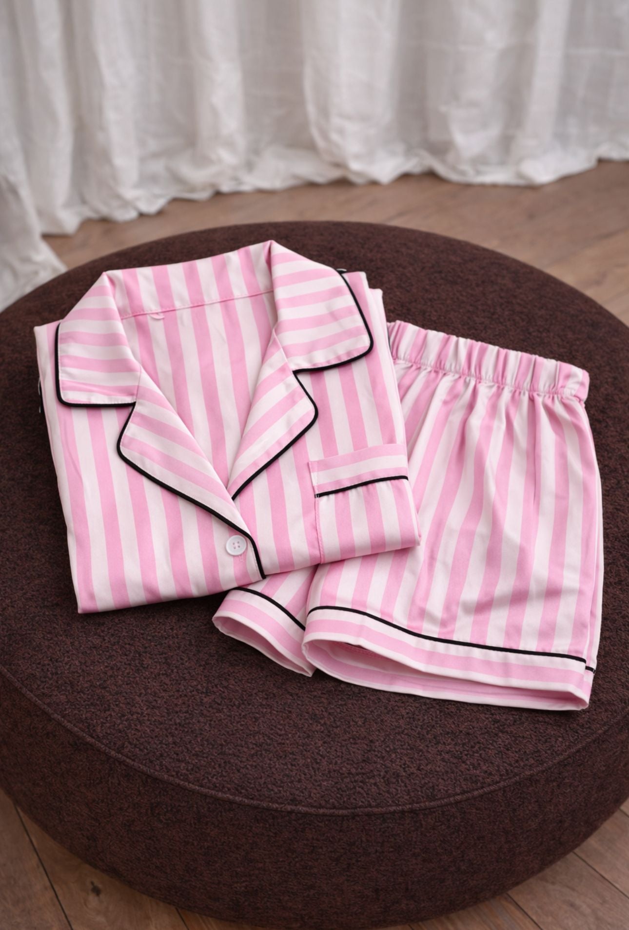 Ensemble Pyjama satin short