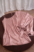 Ensemble nuisette et peignoir rose