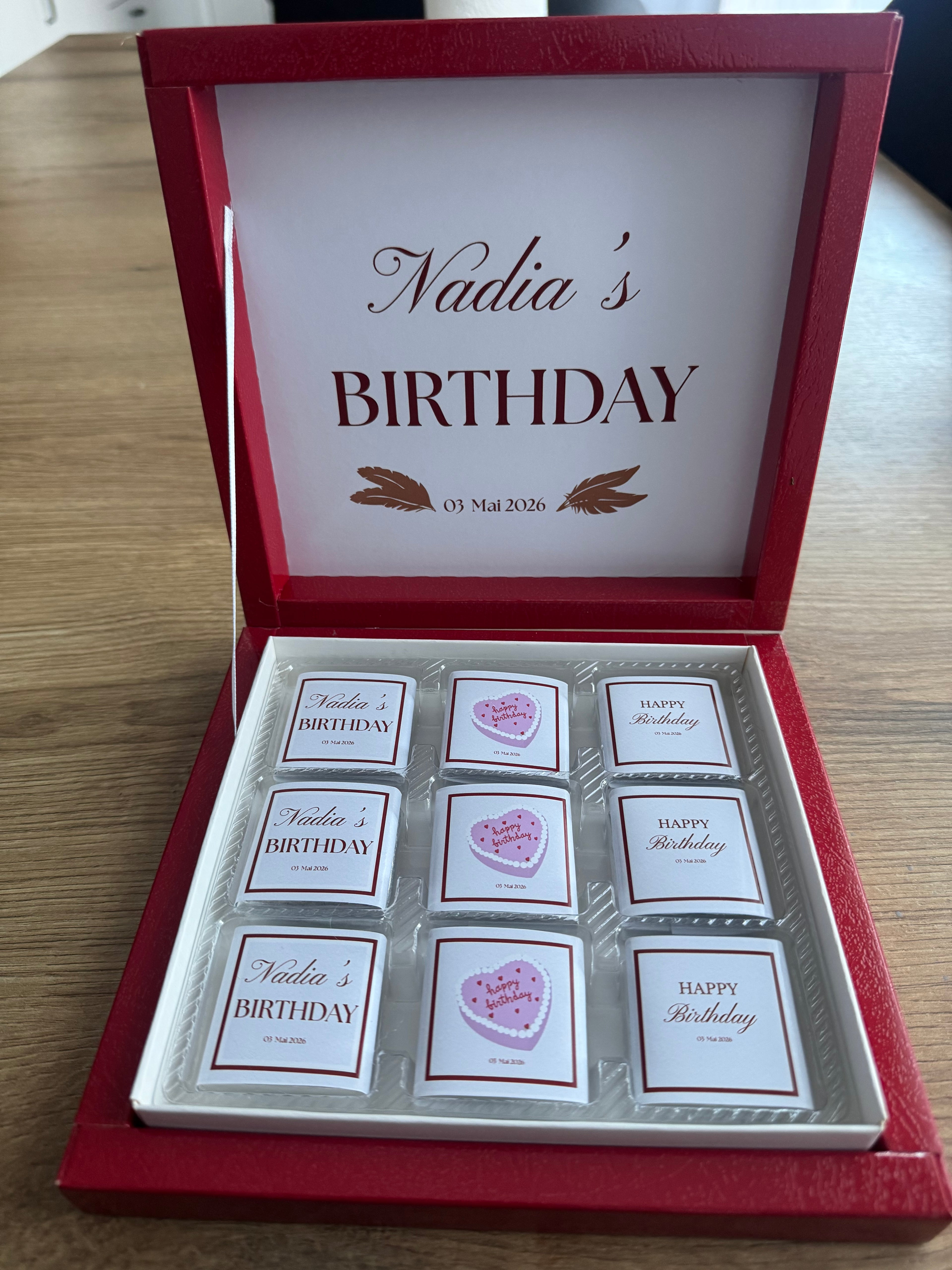 Boîte Chocolat personnalisée